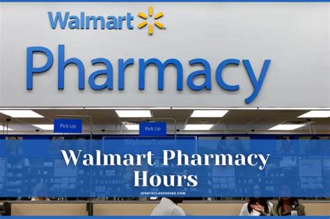 Walmart Pharmacy Thompson opening hours 300 Mystery Lake。